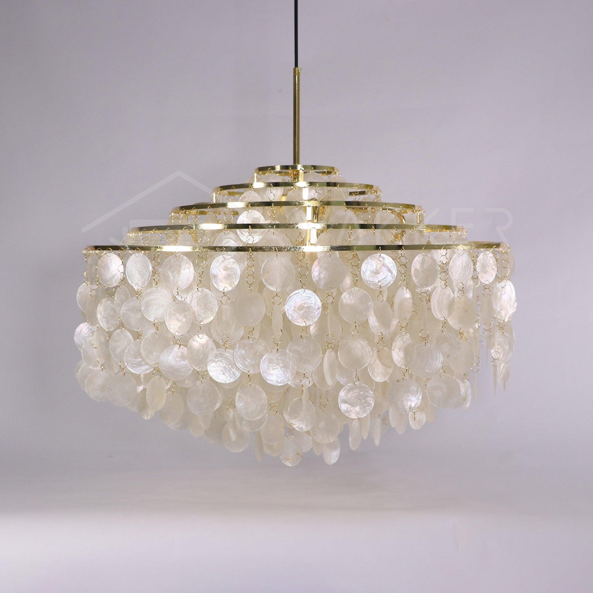 Round Shell Pendant light Chandelier