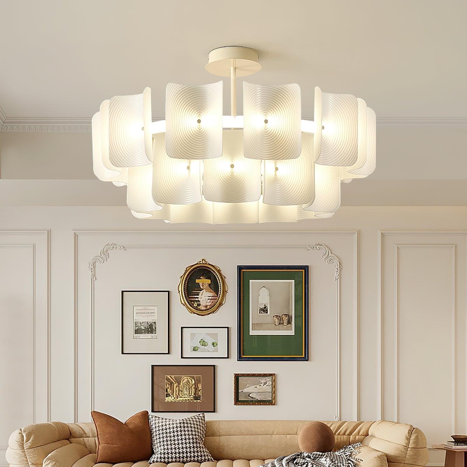 Fingerprint Candelabrum Chandelier