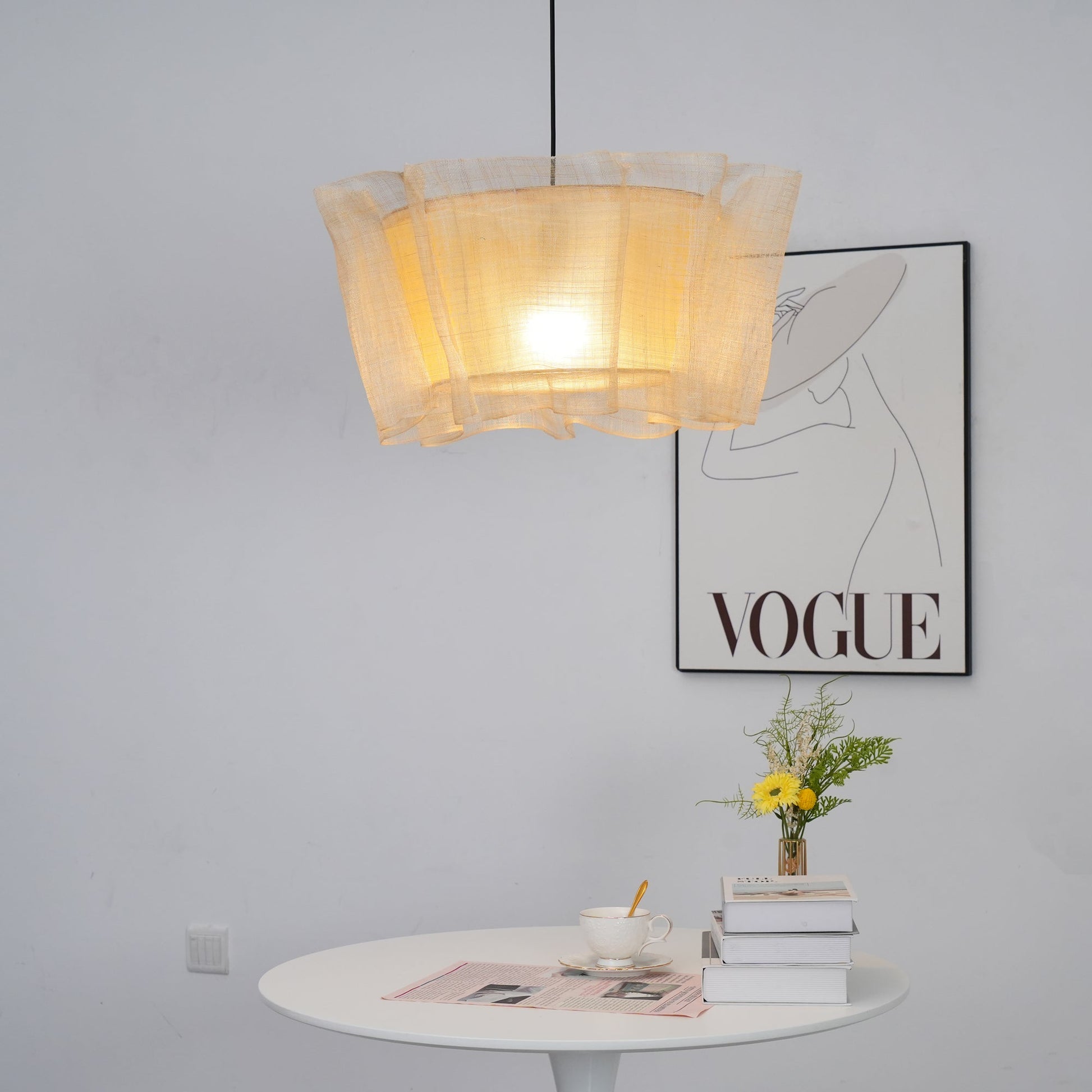Flaxen Weave Ceiling light fitting Pendant Lamp