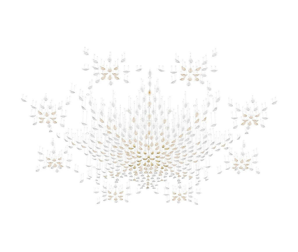 Floating Leaves Ceiling fixture Chandelier