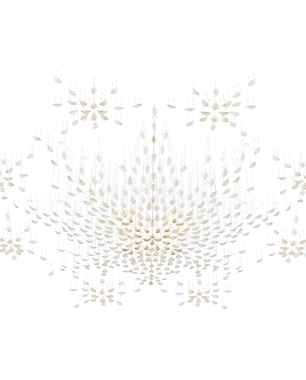 Floating Leaves Ceiling fixture Chandelier