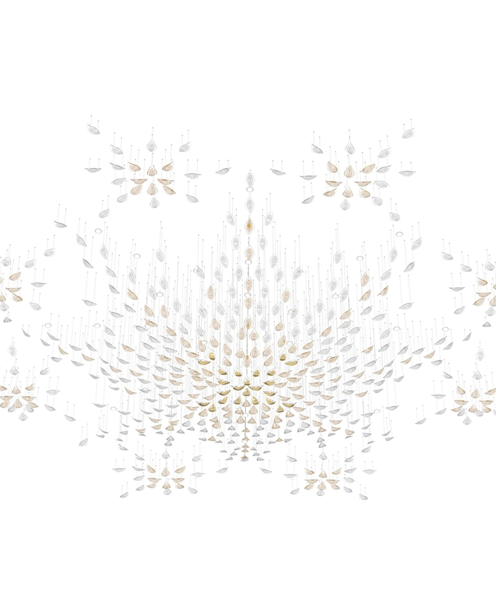 Floating Leaves Ceiling fixture Chandelier