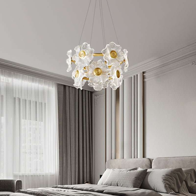 Flora Glass Candelabrum Chandelier