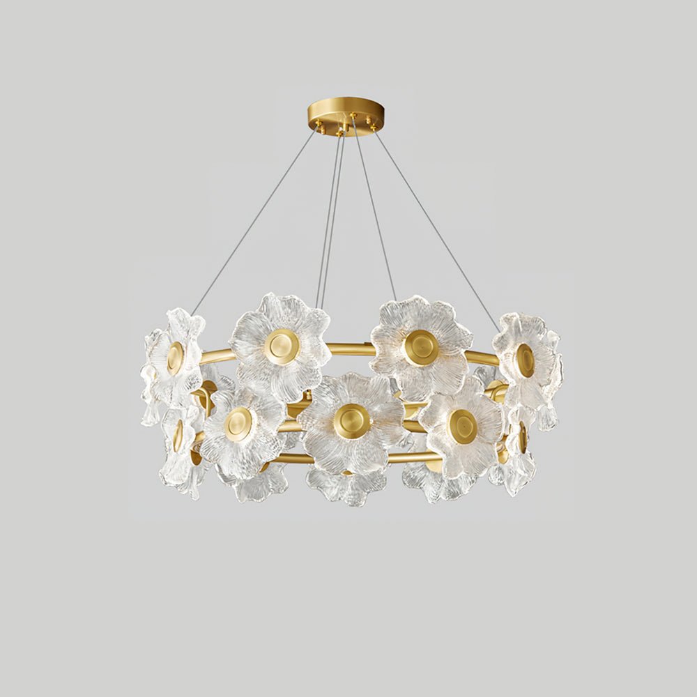 Flora Glass Candelabrum Chandelier