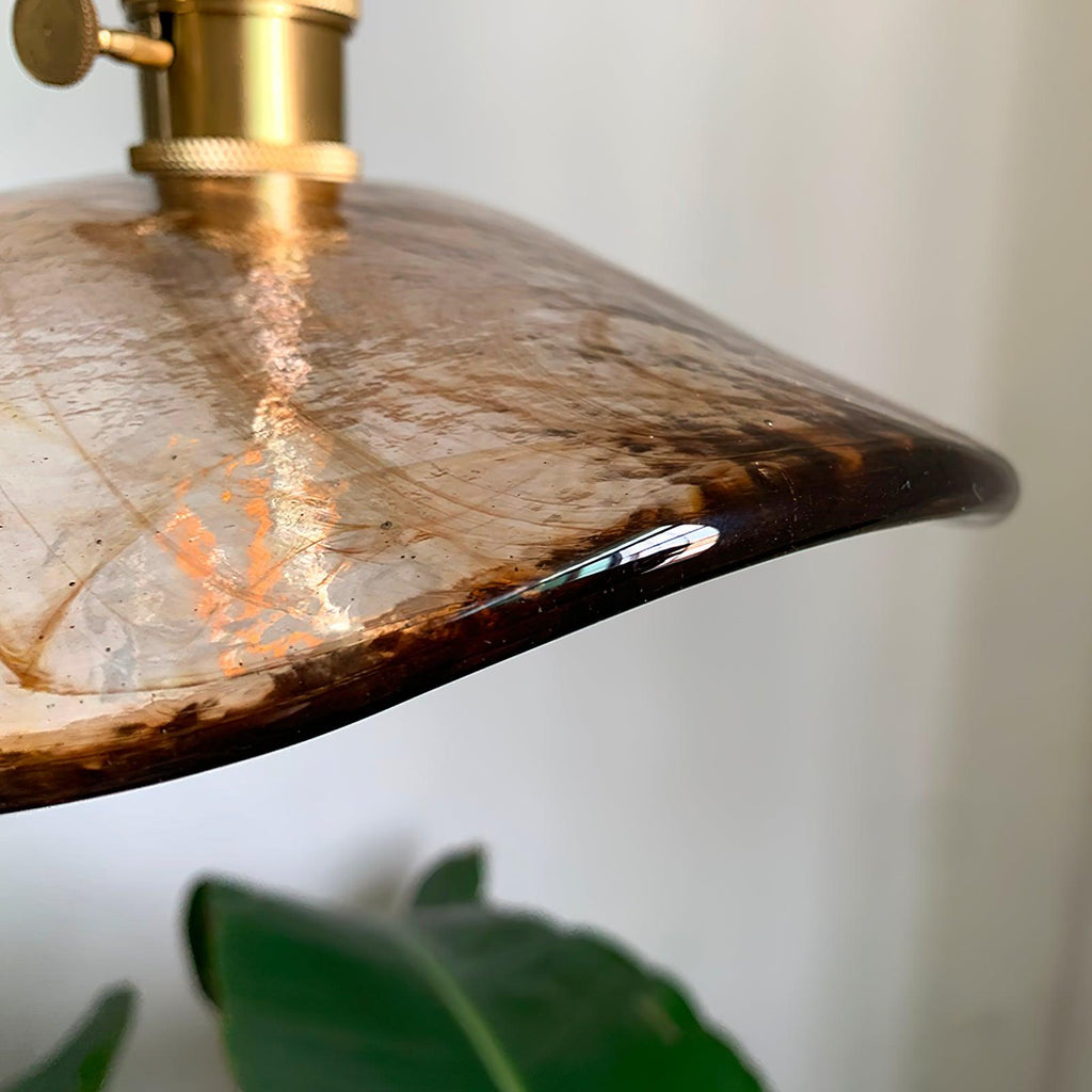 Flower Petal Glass Houselight Pendant Light