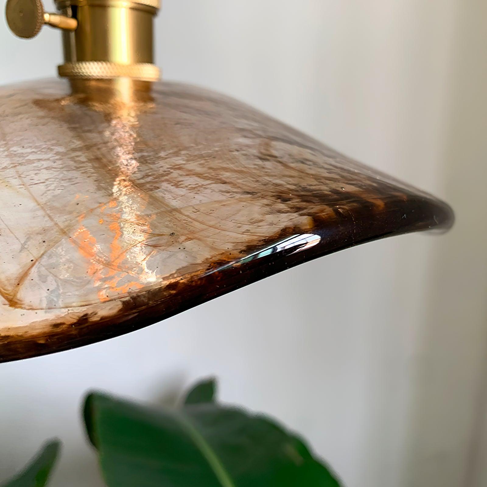 Flower Petal Glass Houselight Pendant Light