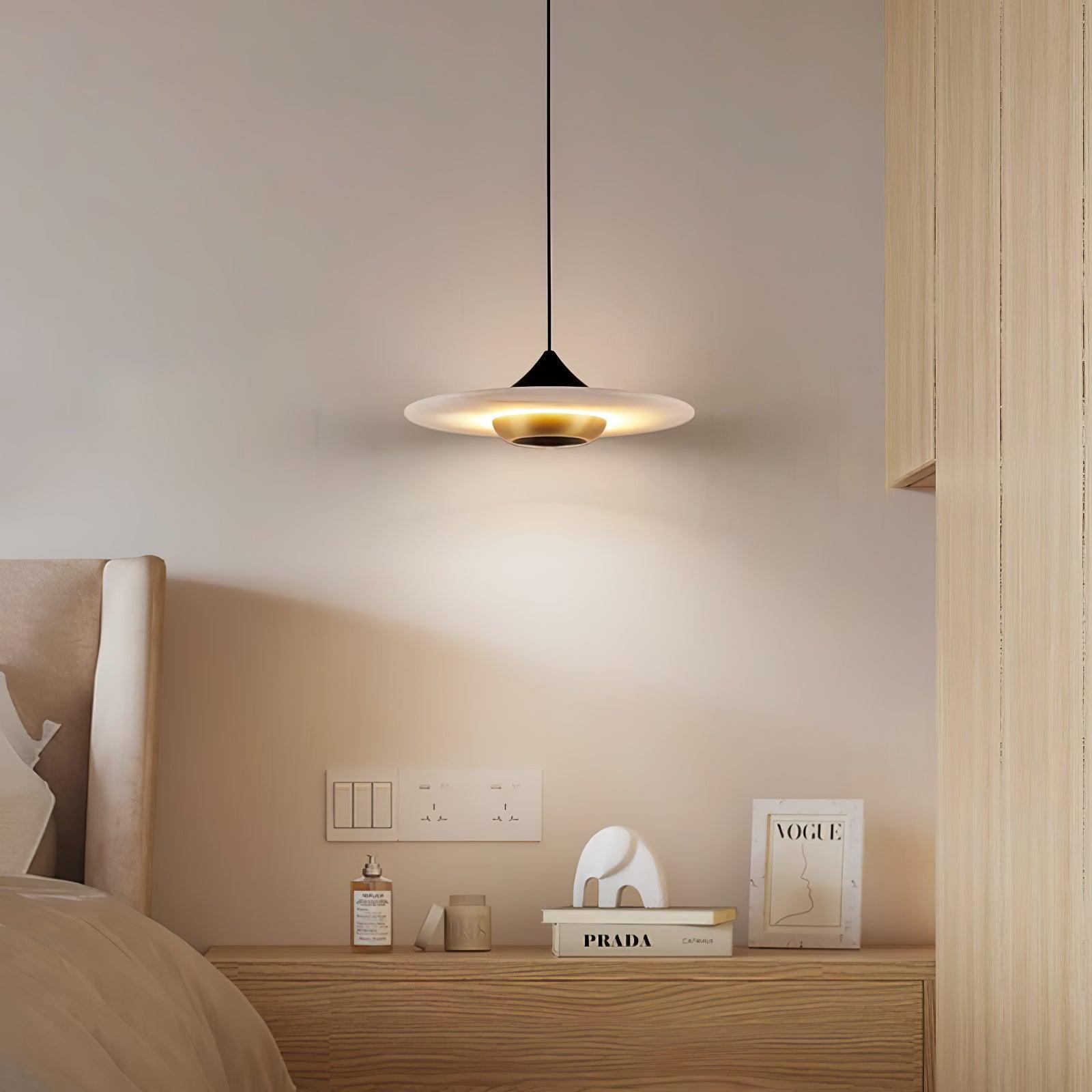 Flying Saucer Marble Houselight Pendant Lamp