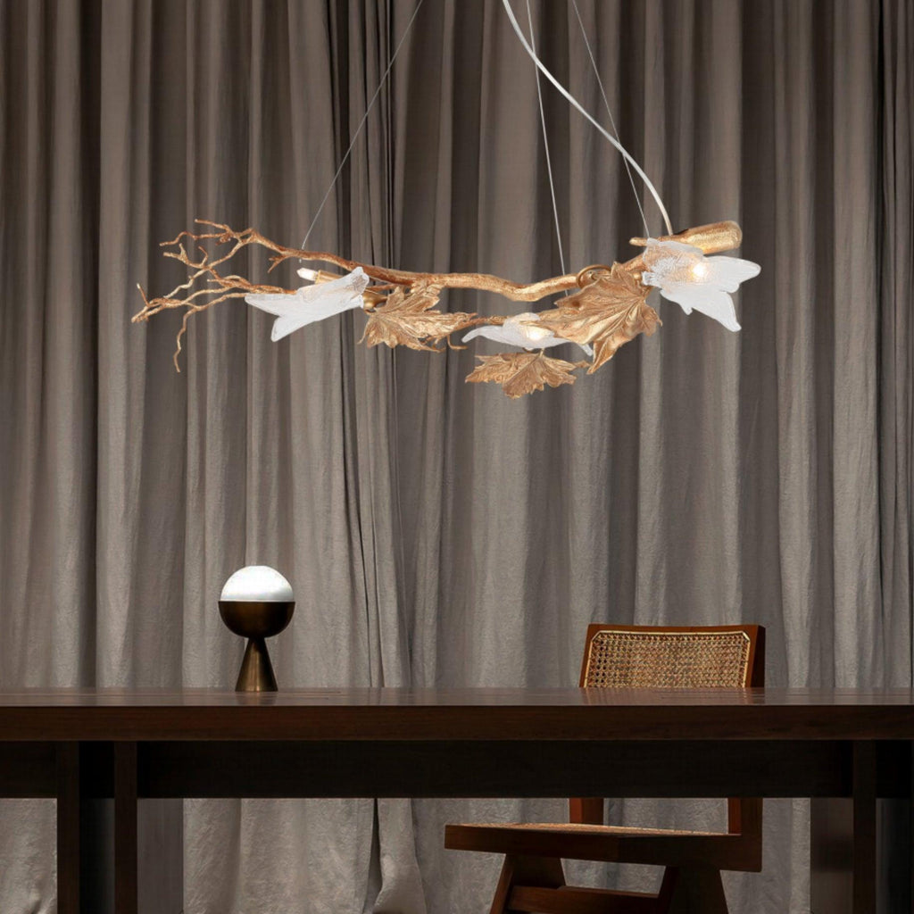 Folio Branch Brass Pendant light Chandelier