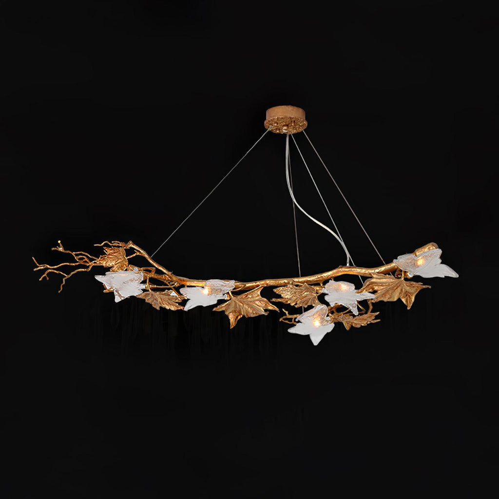 Folio Branch Brass Pendant light Chandelier
