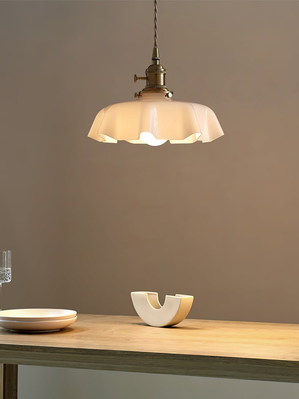 French Flower Droplight Pendant Light
