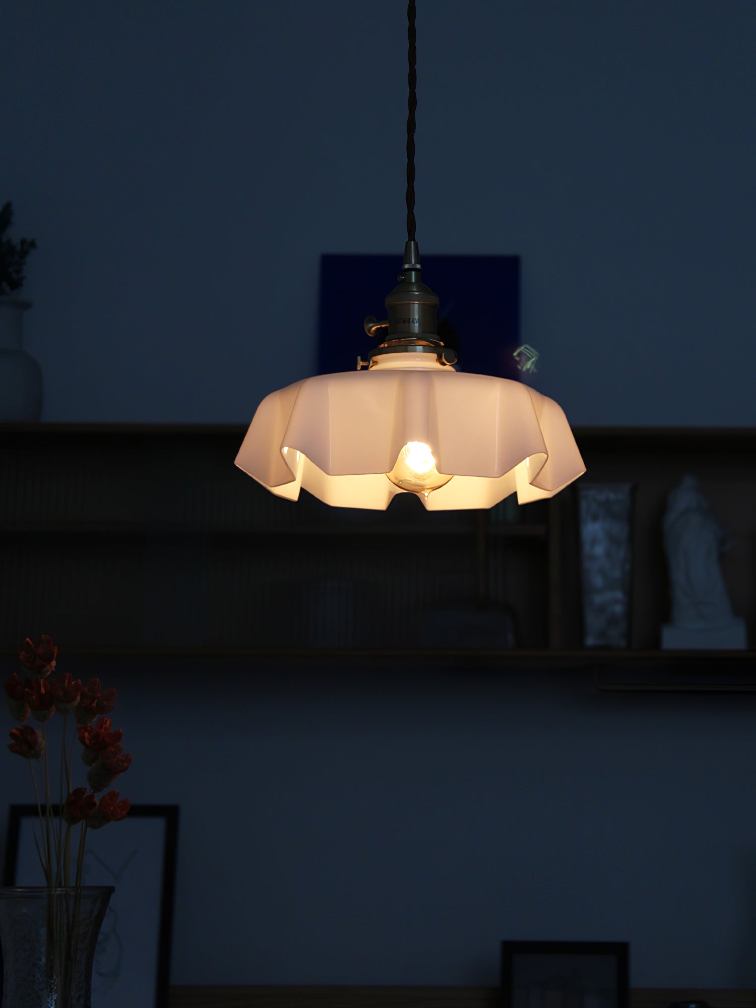 French Flower Droplight Pendant Light