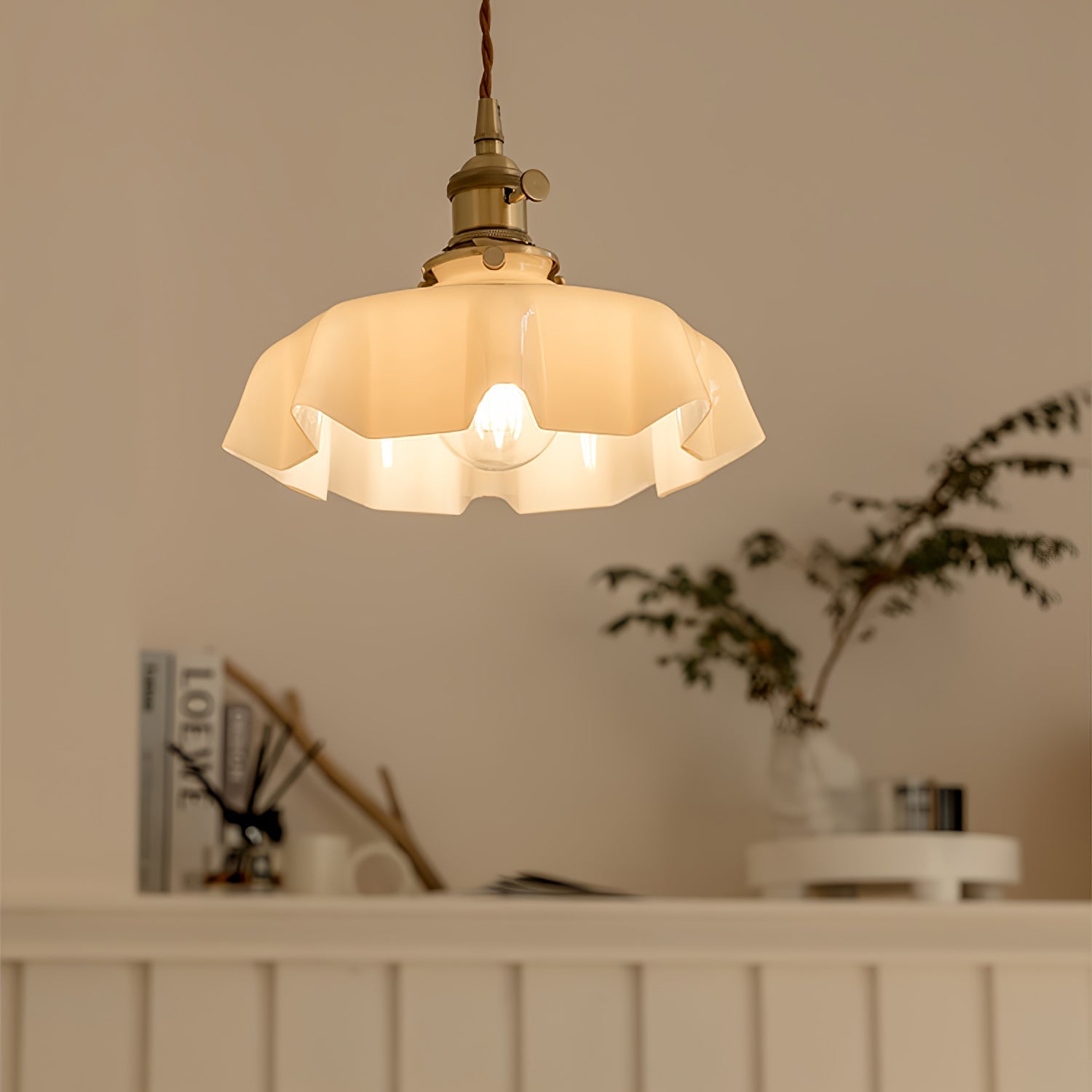 French Flower Droplight Pendant Light