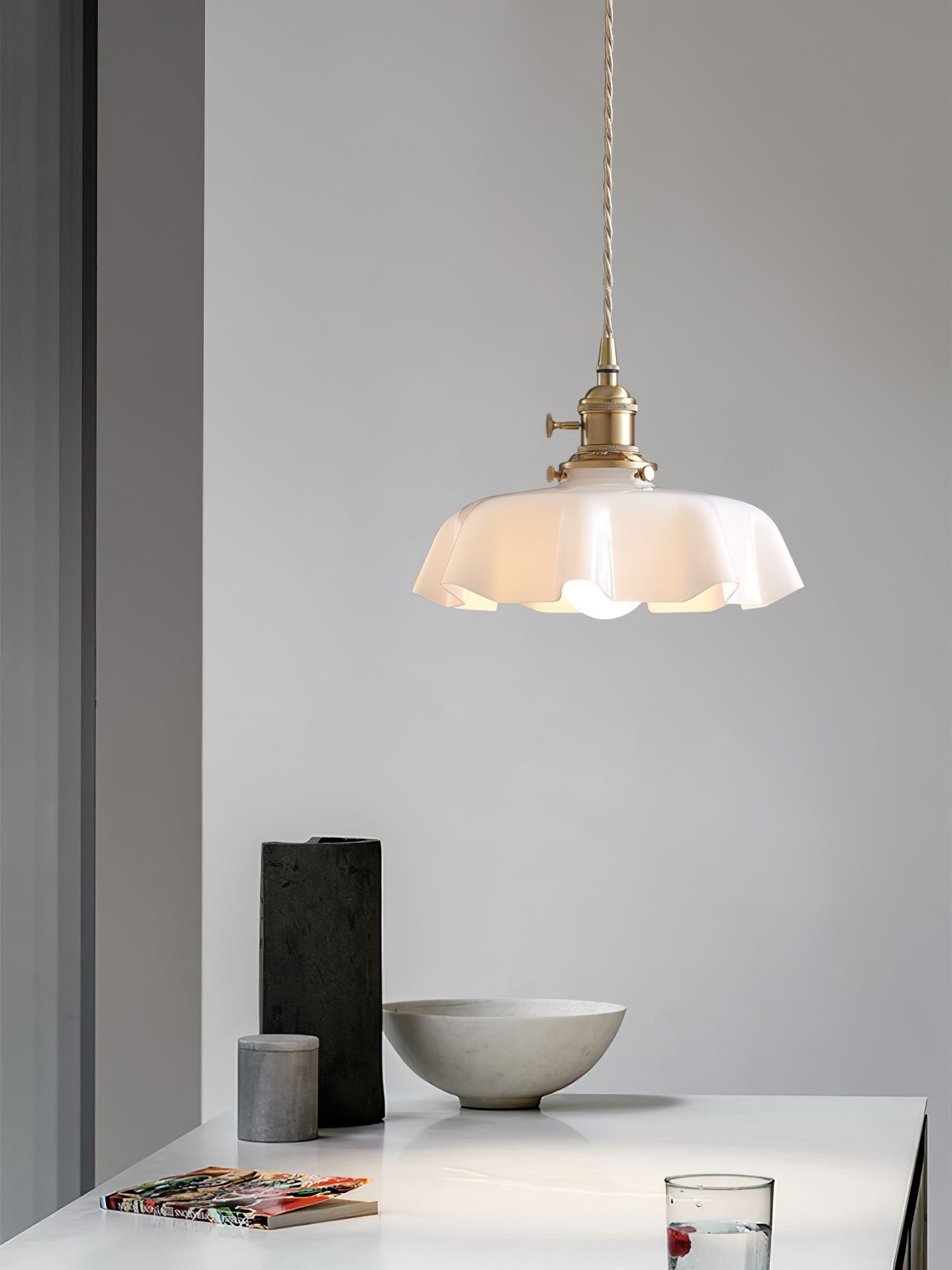 French Flower Droplight Pendant Light