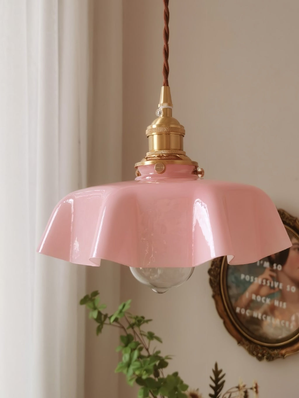 French Flower Droplight Pendant Light
