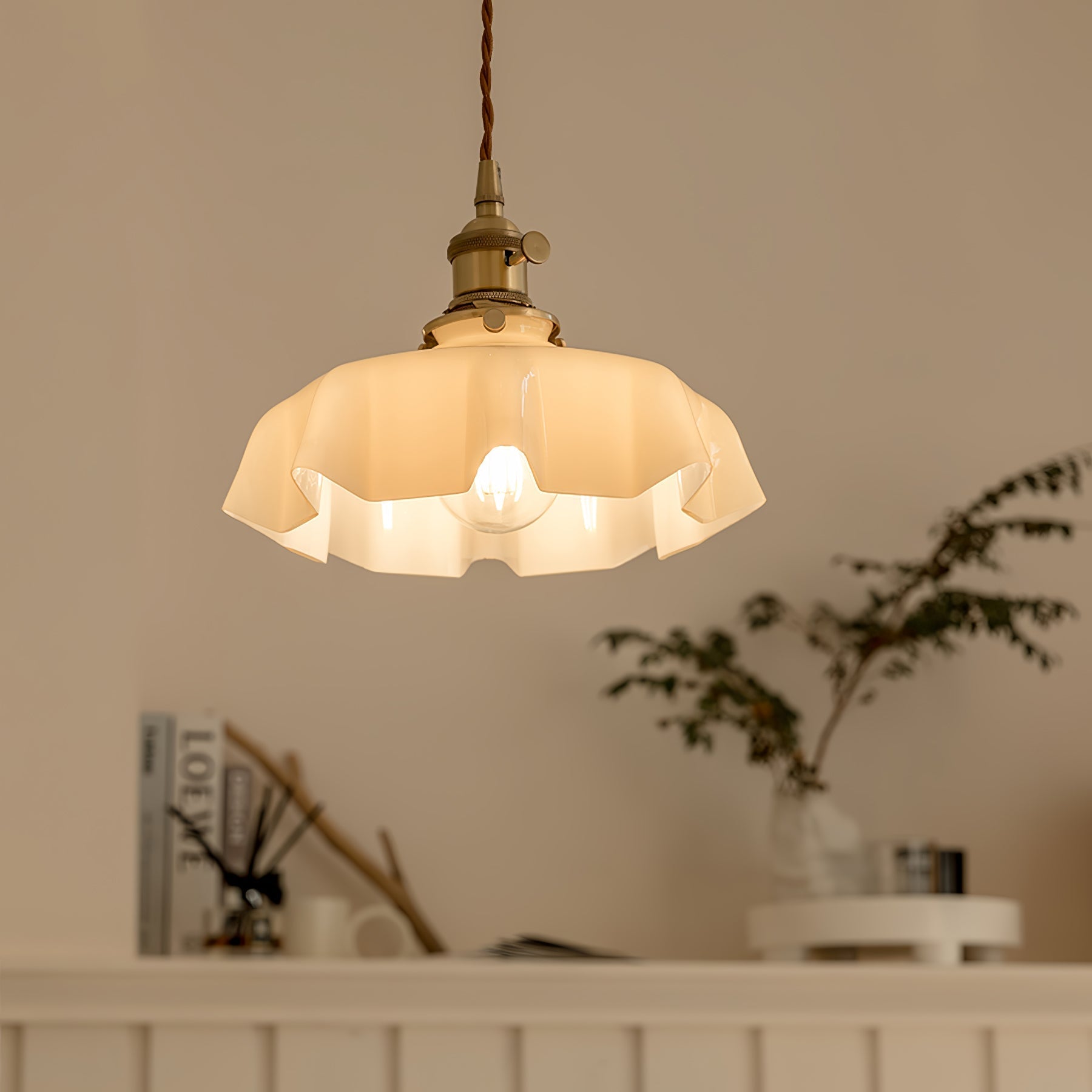 French Flower Droplight Pendant Light