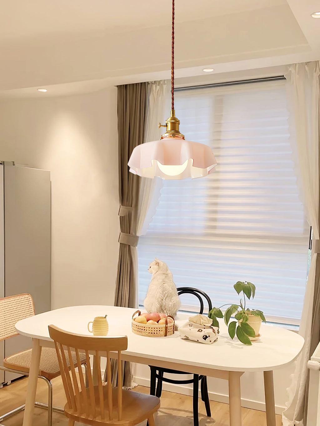 French Flower Droplight Pendant Light