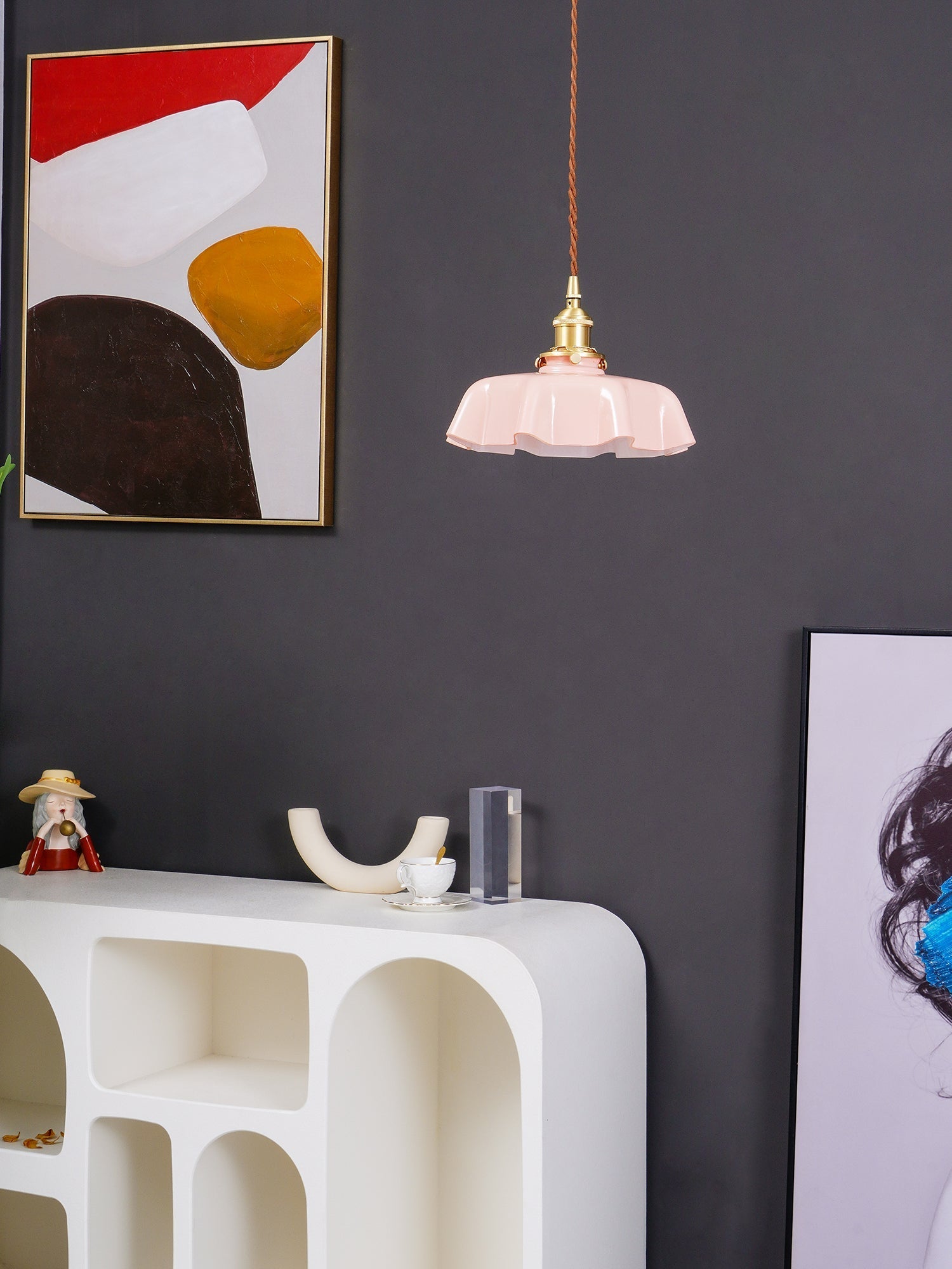 French Flower Droplight Pendant Light