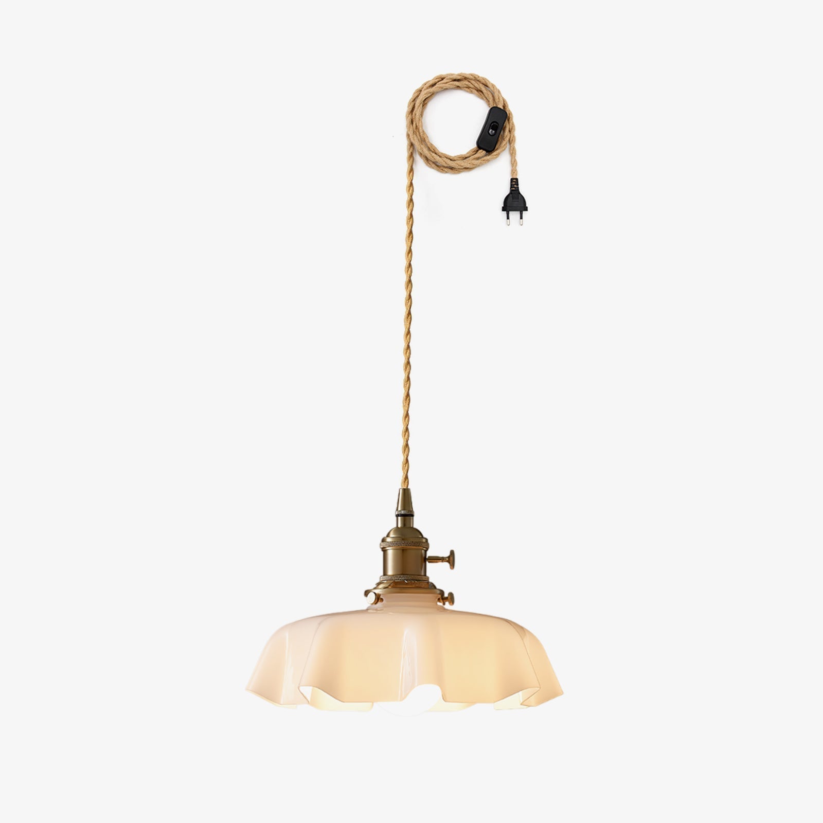 French Flower Houselight Pendant Swag Light