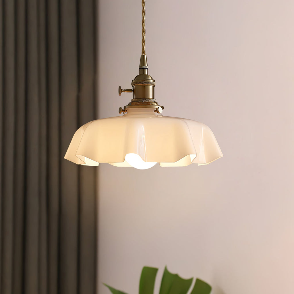 French Flower Houselight Pendant Swag Light