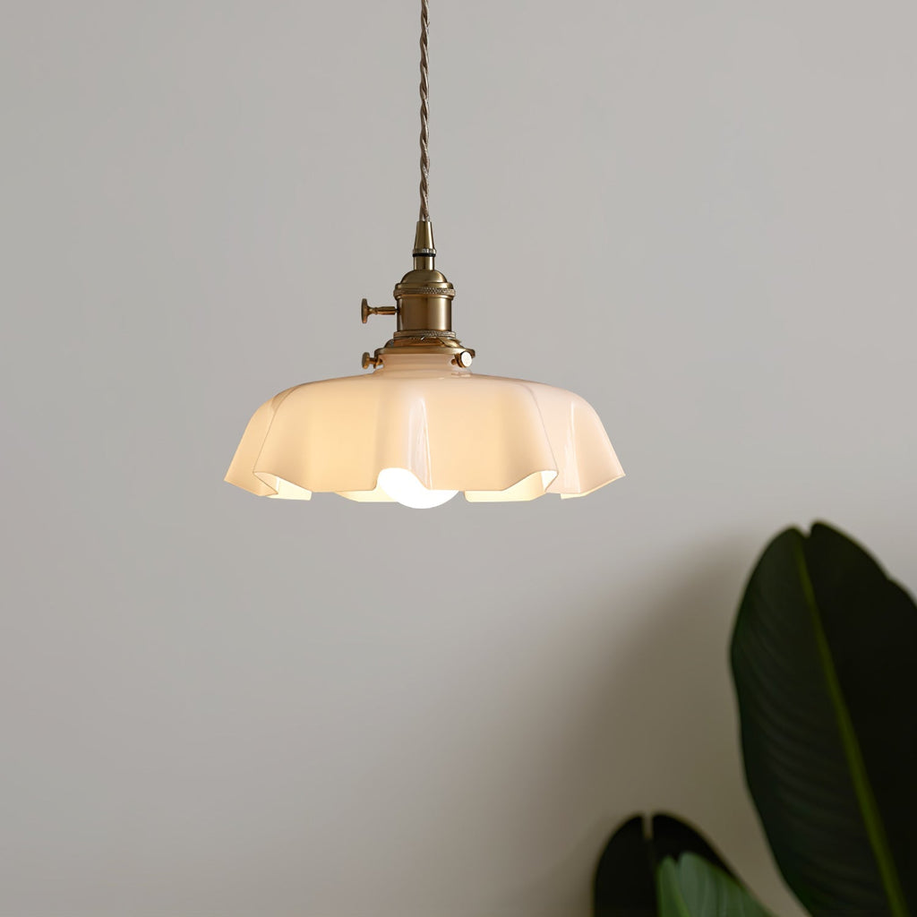 French Flower Houselight Pendant Swag Light