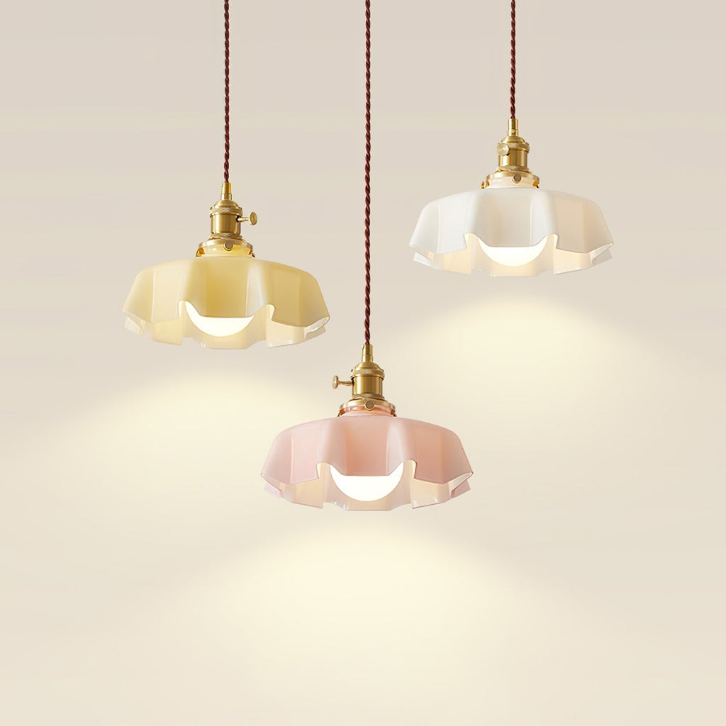 French Flower Houselight Pendant Swag Light