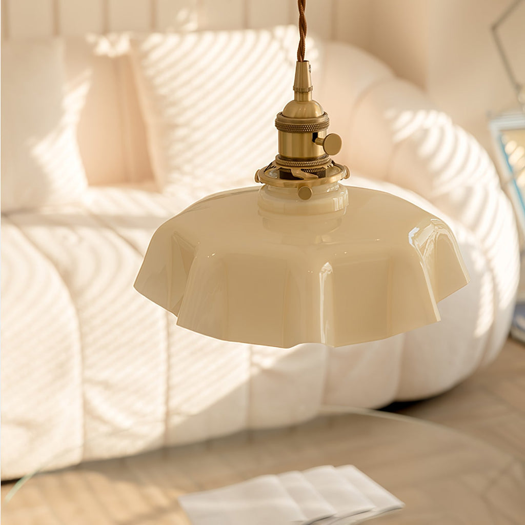 French Flower Houselight Pendant Swag Light