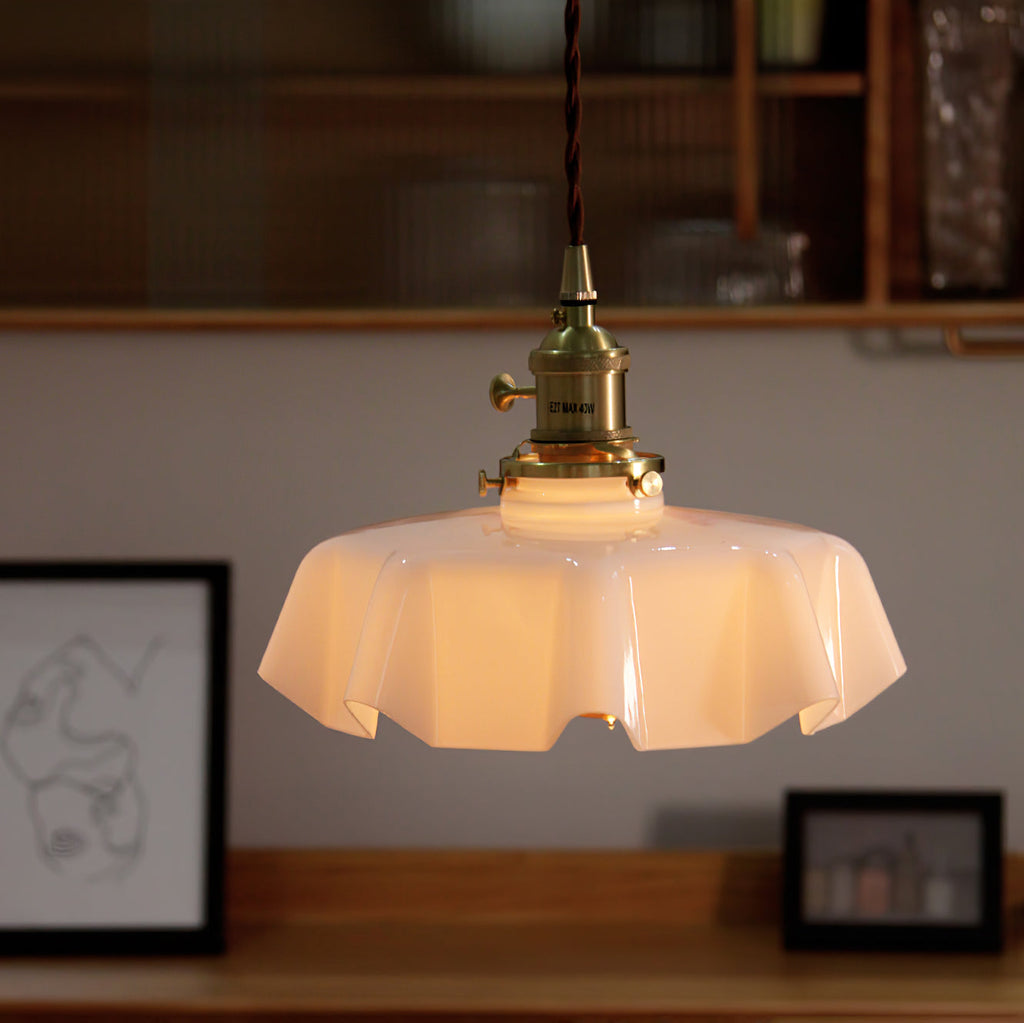 French Flower Houselight Pendant Swag Light