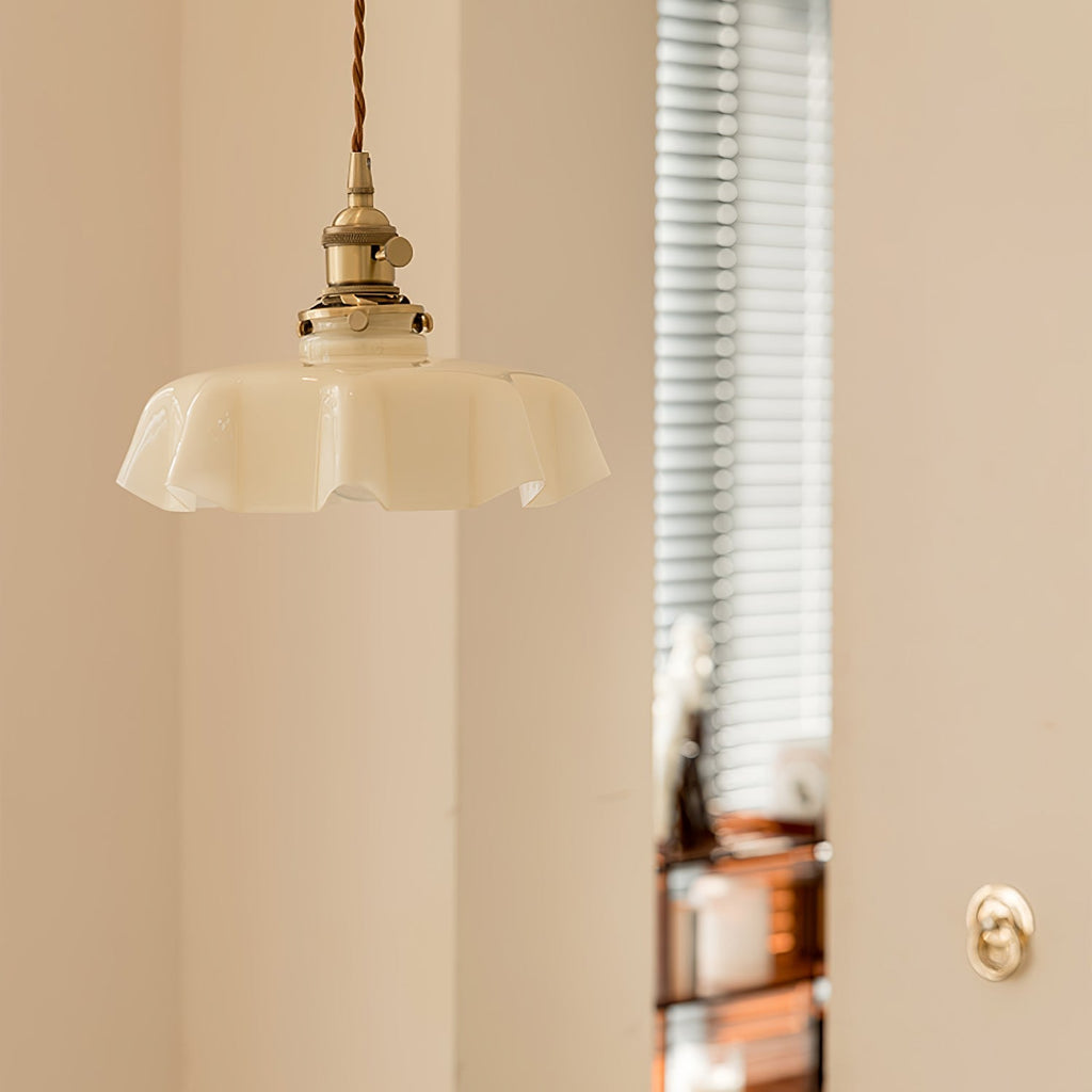 French Flower Houselight Pendant Swag Light