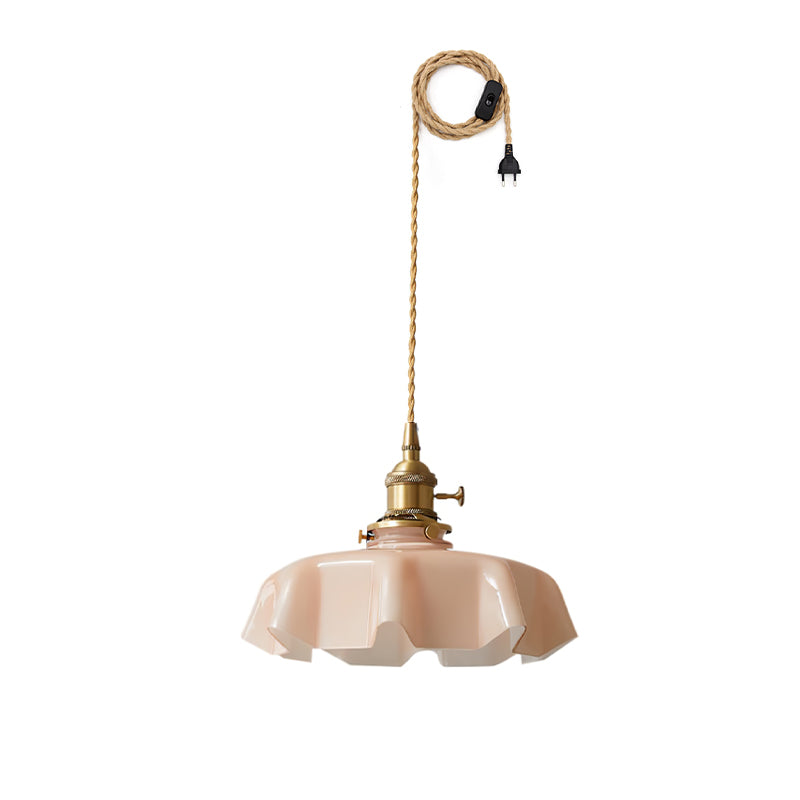 French Flower Houselight Pendant Swag Light