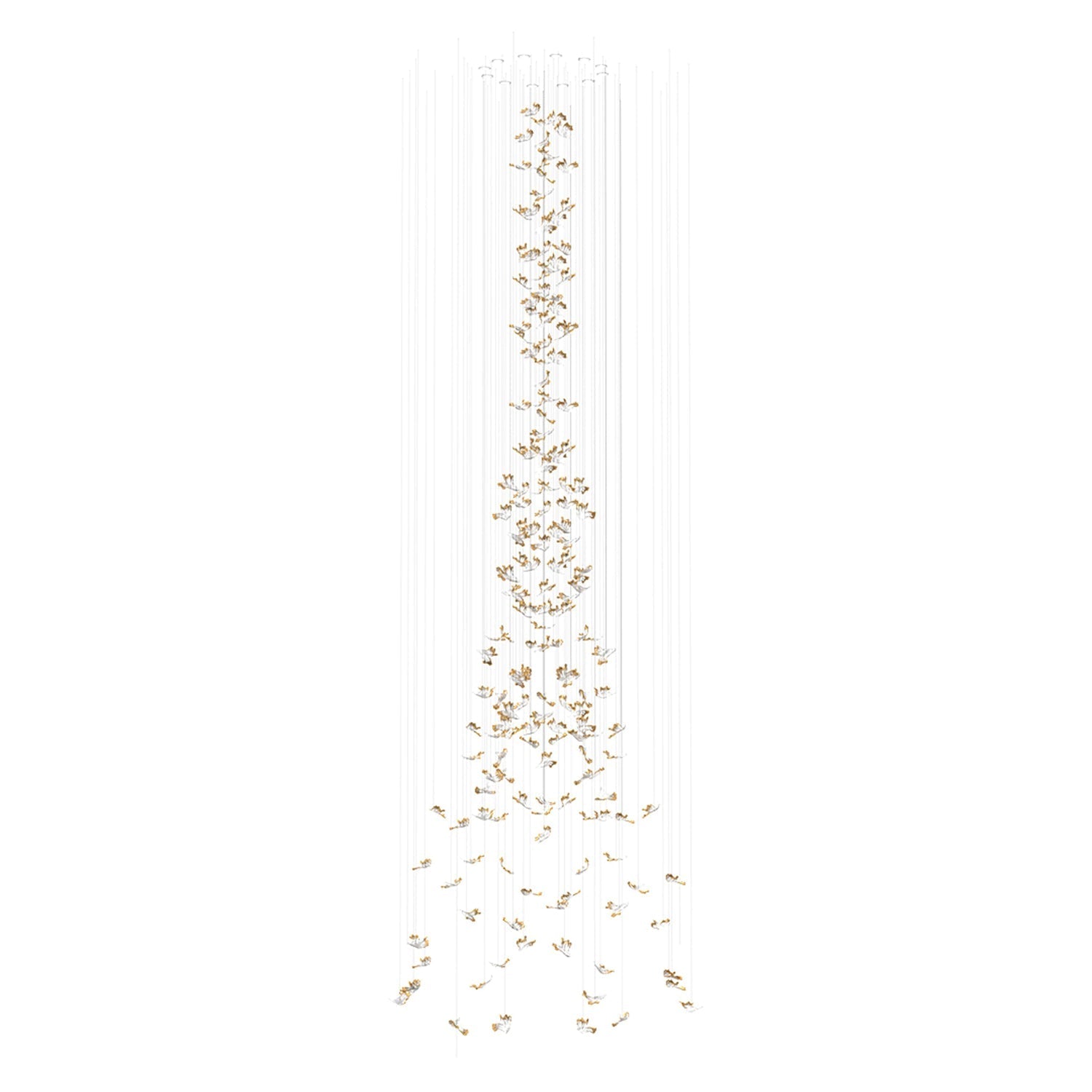 Frosted Petals Frozen Electrolier Chandelier