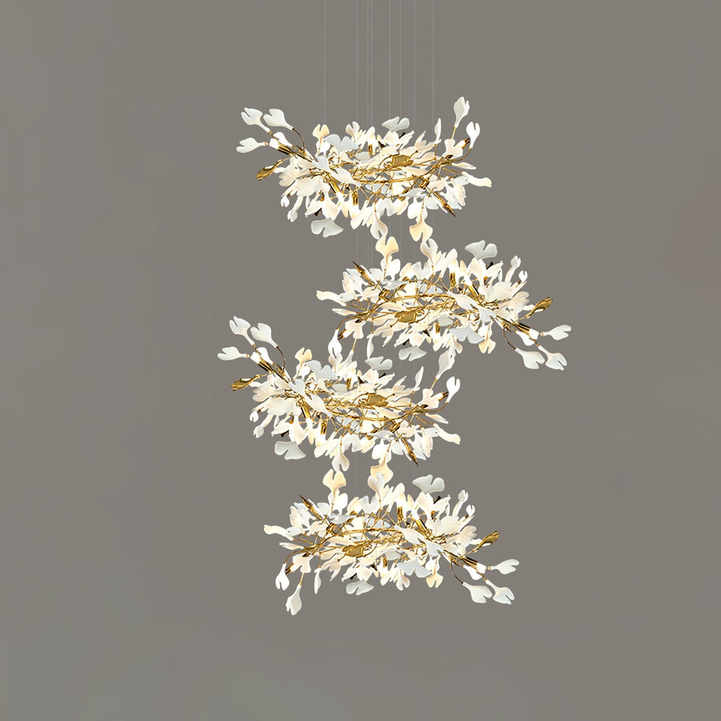 Gingko Leaves Crown Chandelier