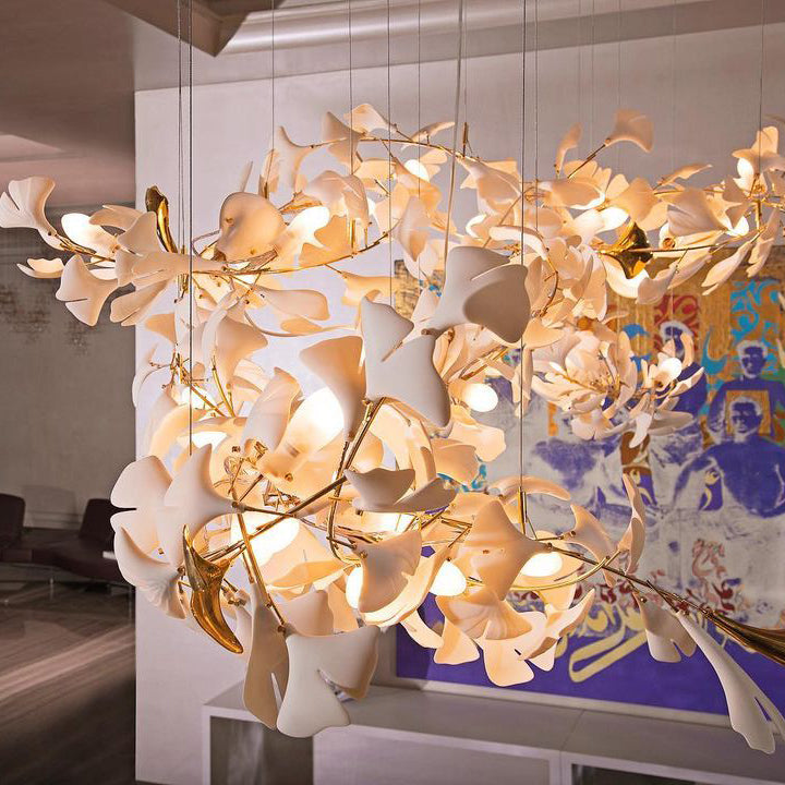 Gingko Leaves Crown Chandelier