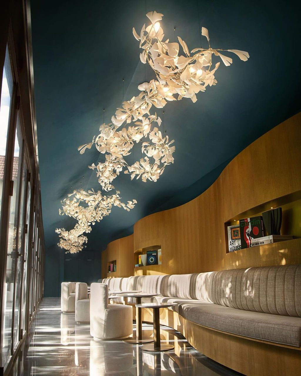 Gingko Leaves Crown Chandelier