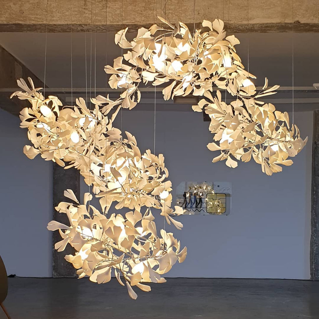 Gingko Leaves Crown Chandelier