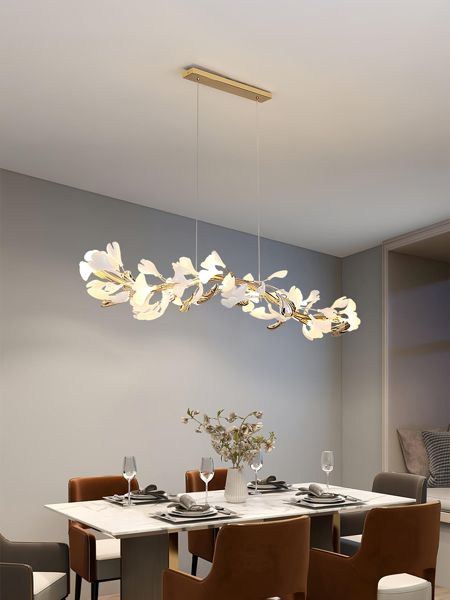 Gingko Ceiling fixture Chandelier T