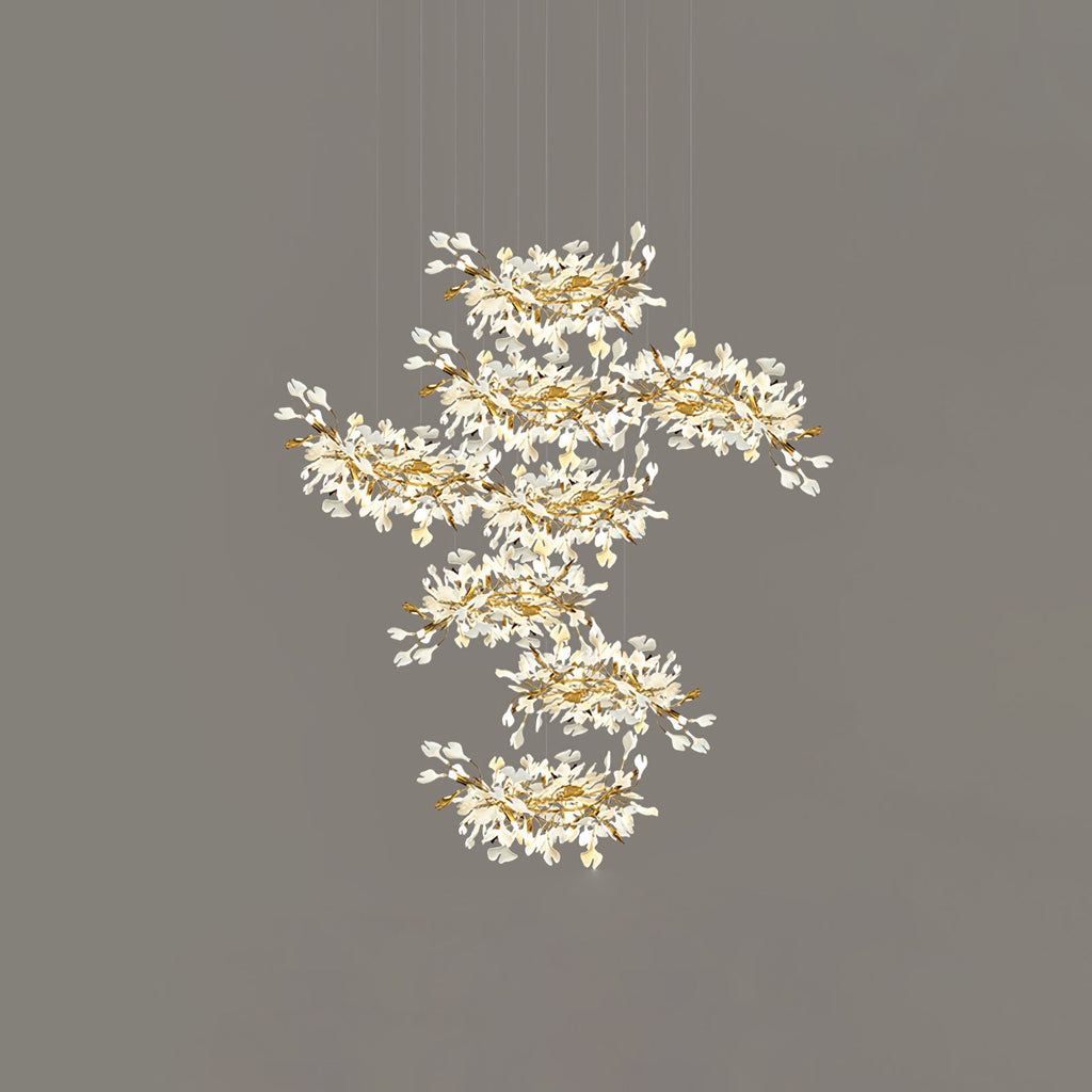 Gingko Leaves Crown Chandelier