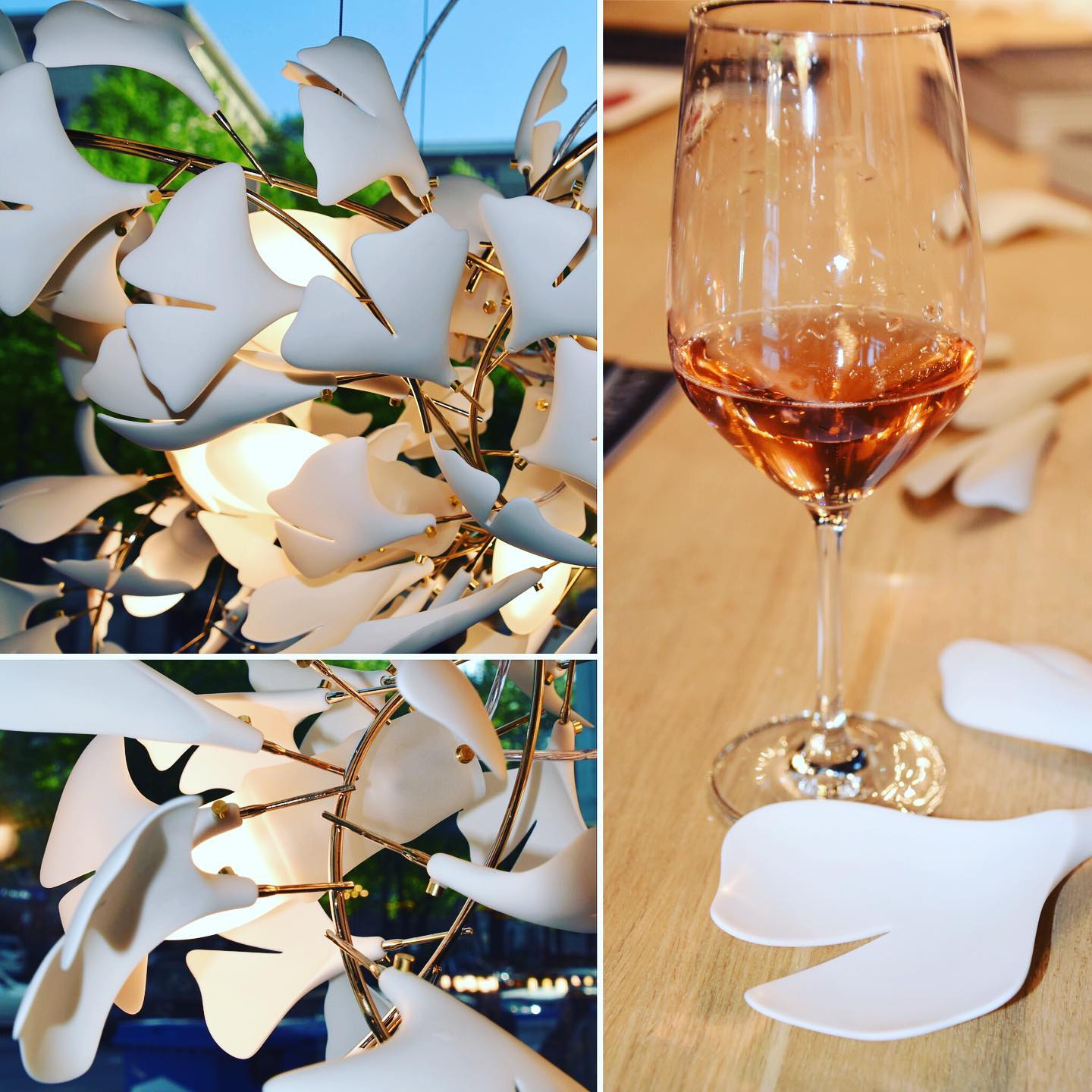 Gingko Leaves Crown Chandelier