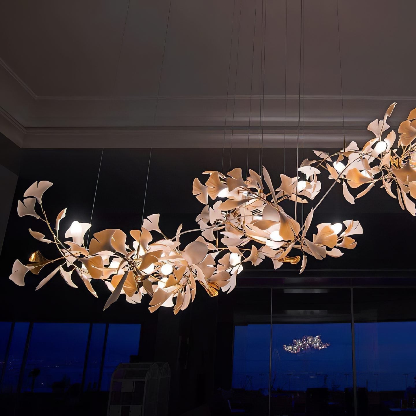 Gingko Leaves Crown Chandelier