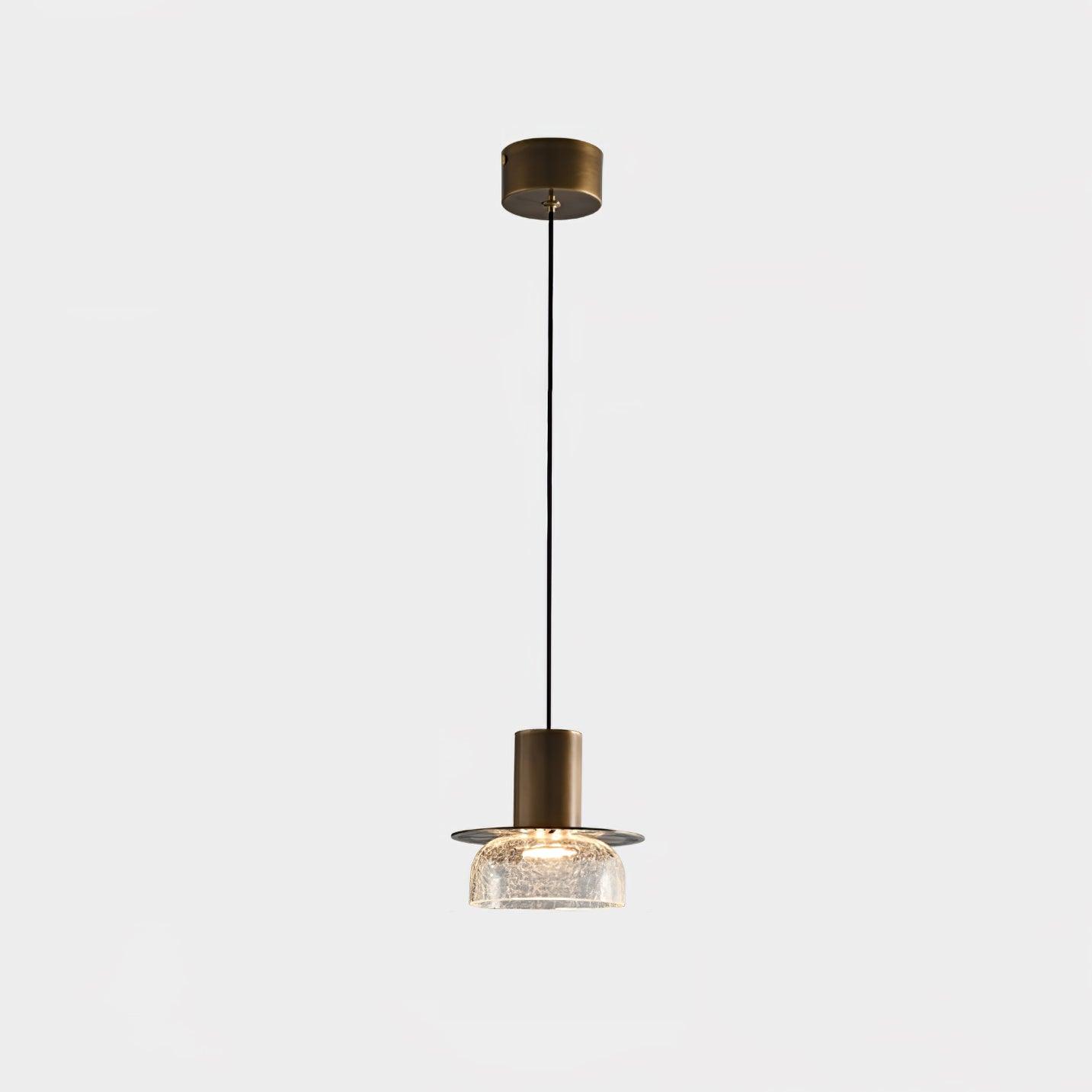 Glacier Crackle Glass Houselight Pendant Lamp