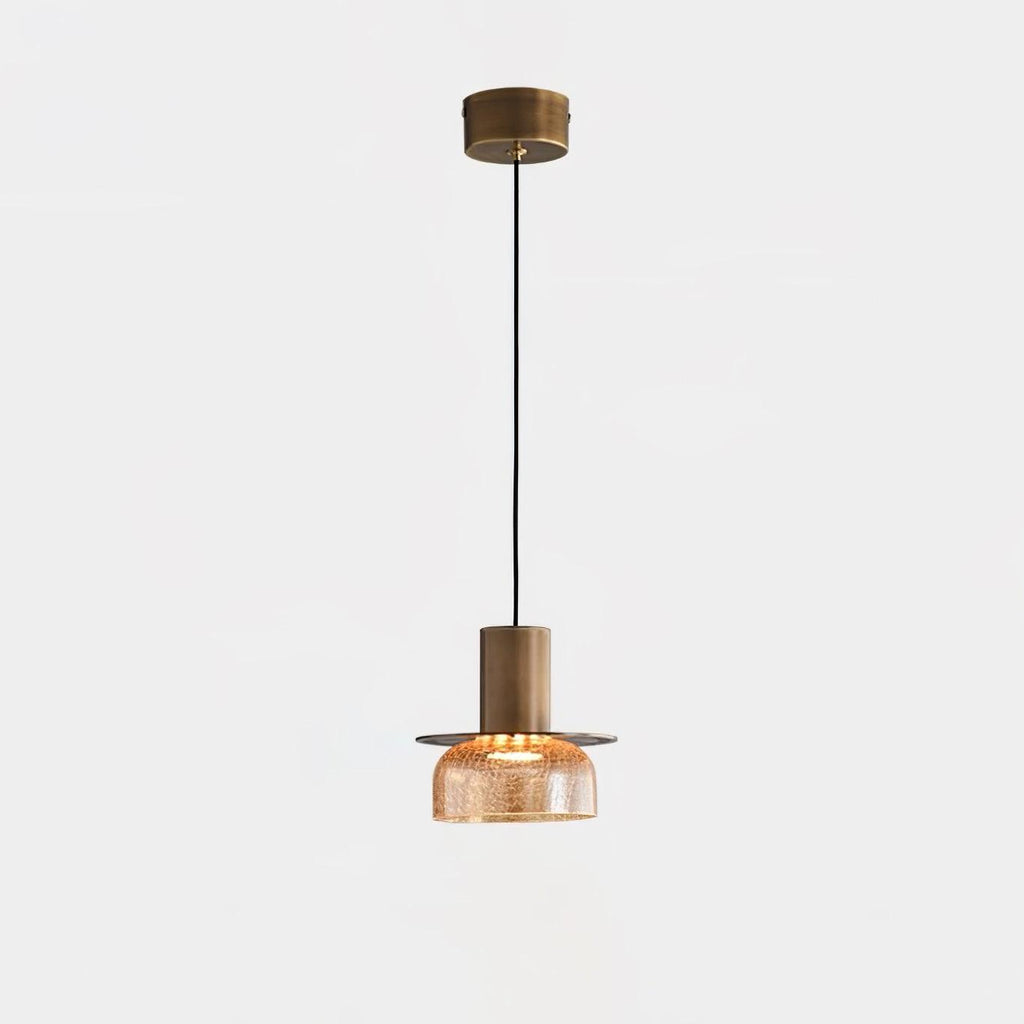 Glacier Crackle Glass Houselight Pendant Lamp