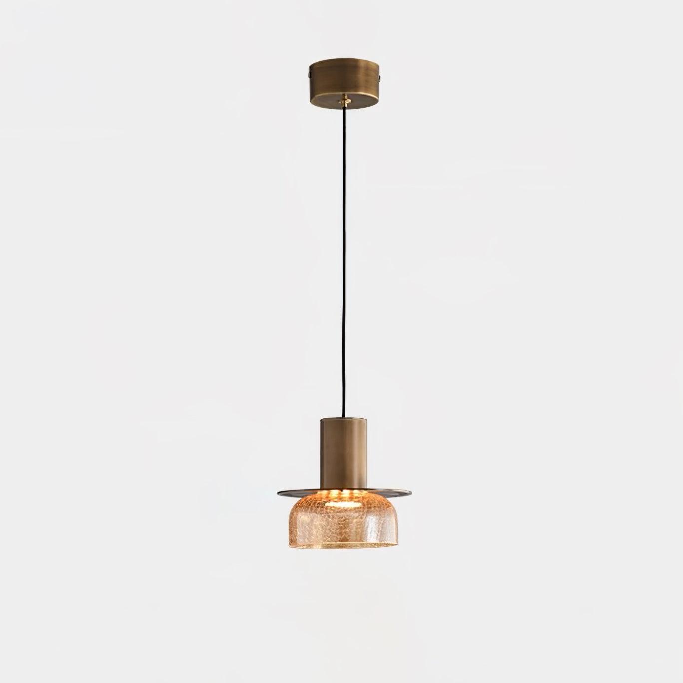 Glacier Crackle Glass Houselight Pendant Lamp