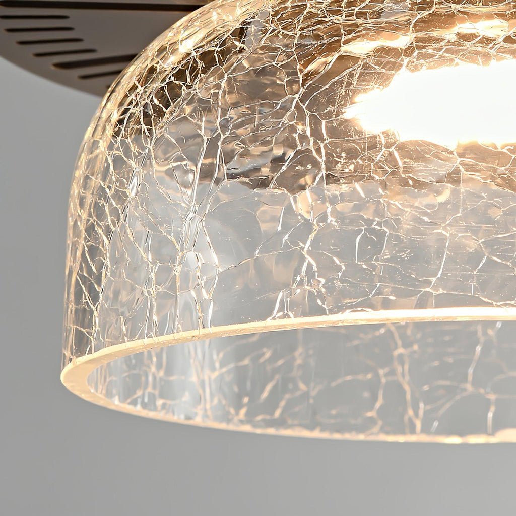 Glacier Crackle Glass Houselight Pendant Lamp