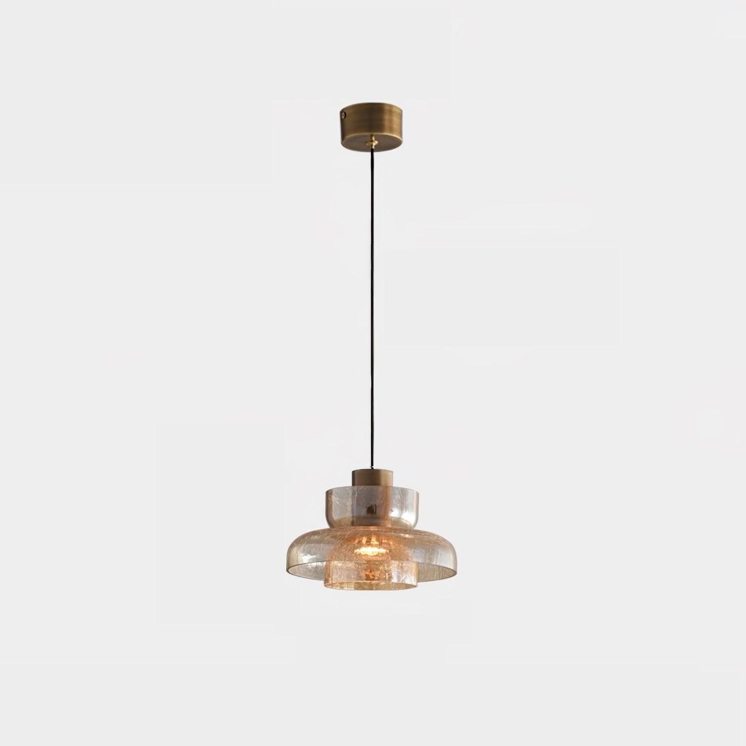 Glacier Crackle Glass Houselight Pendant Lamp
