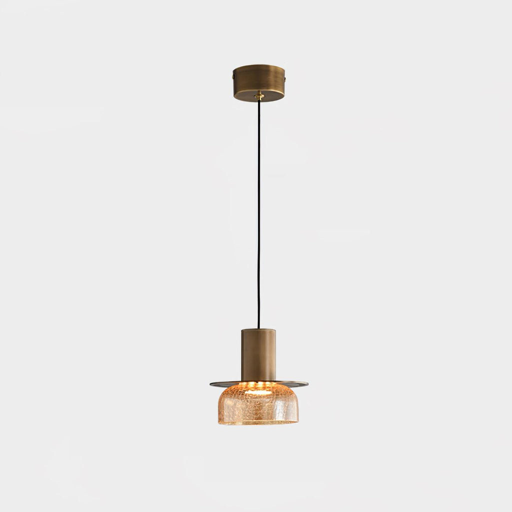 Glacier Crackle Glass Houselight Pendant Lamp