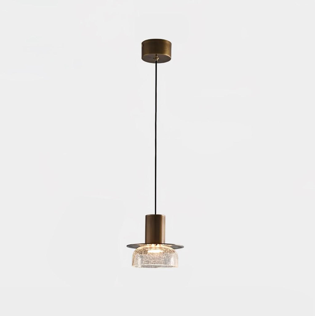 Glacier Crackle Glass Houselight Pendant Lamp