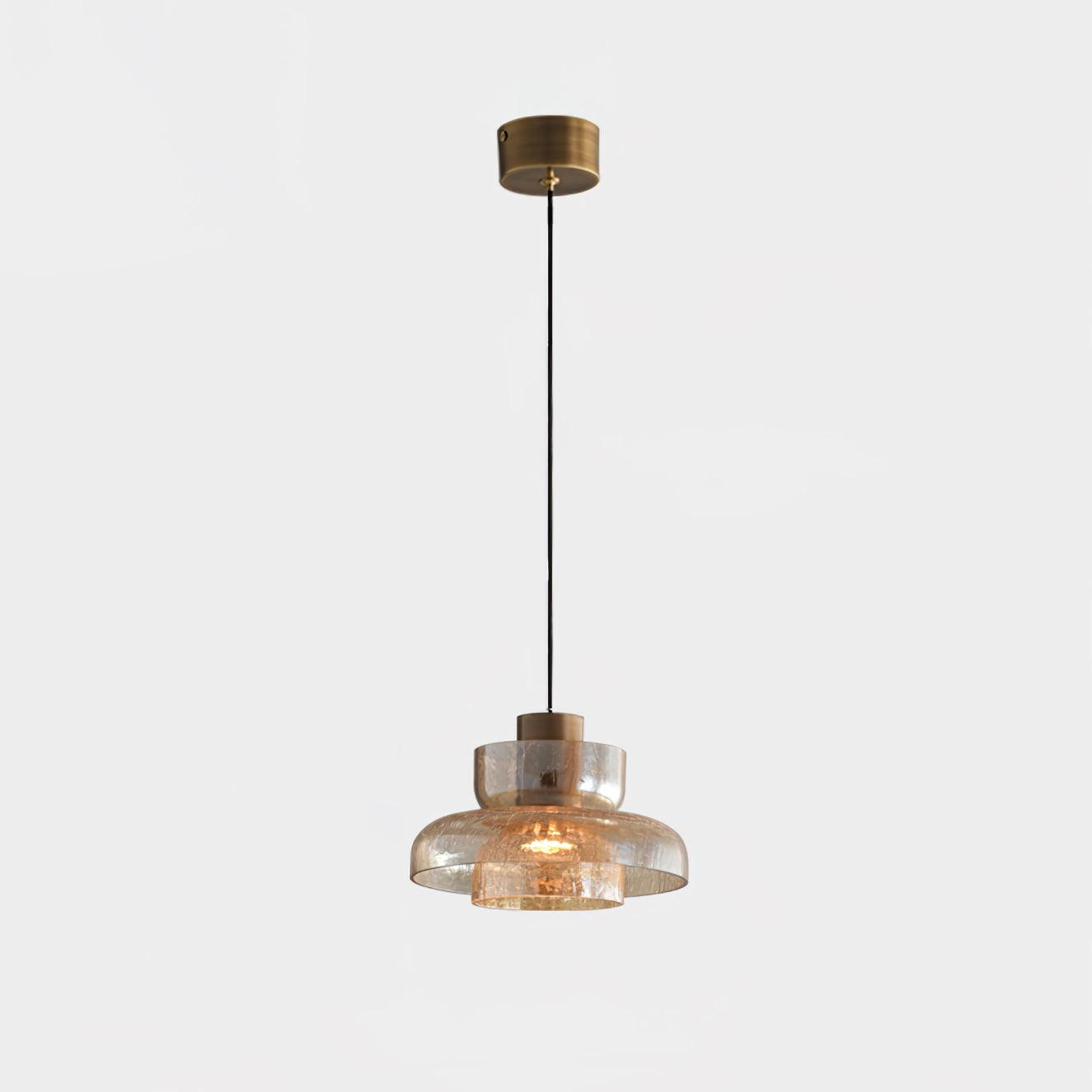 Glacier Crackle Glass Houselight Pendant Lamp
