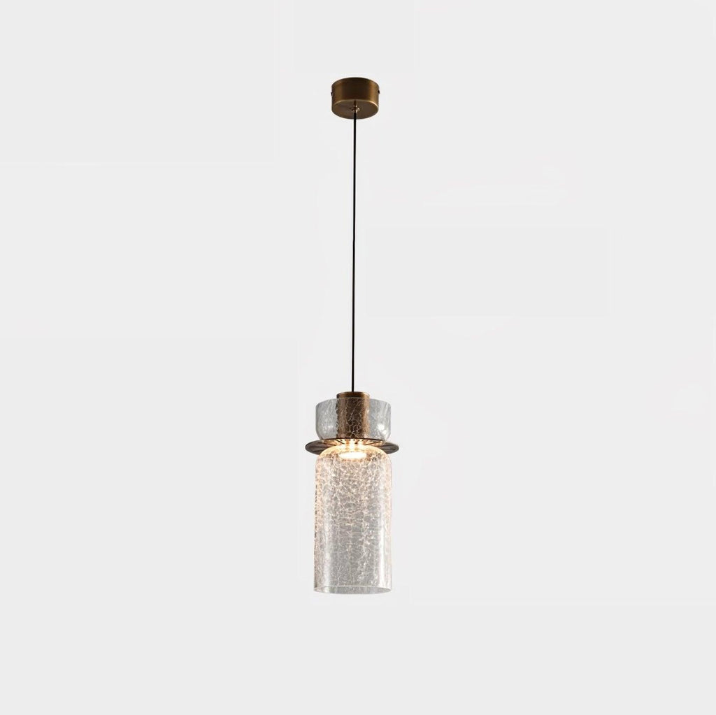 Glacier Crackle Glass Houselight Pendant Lamp