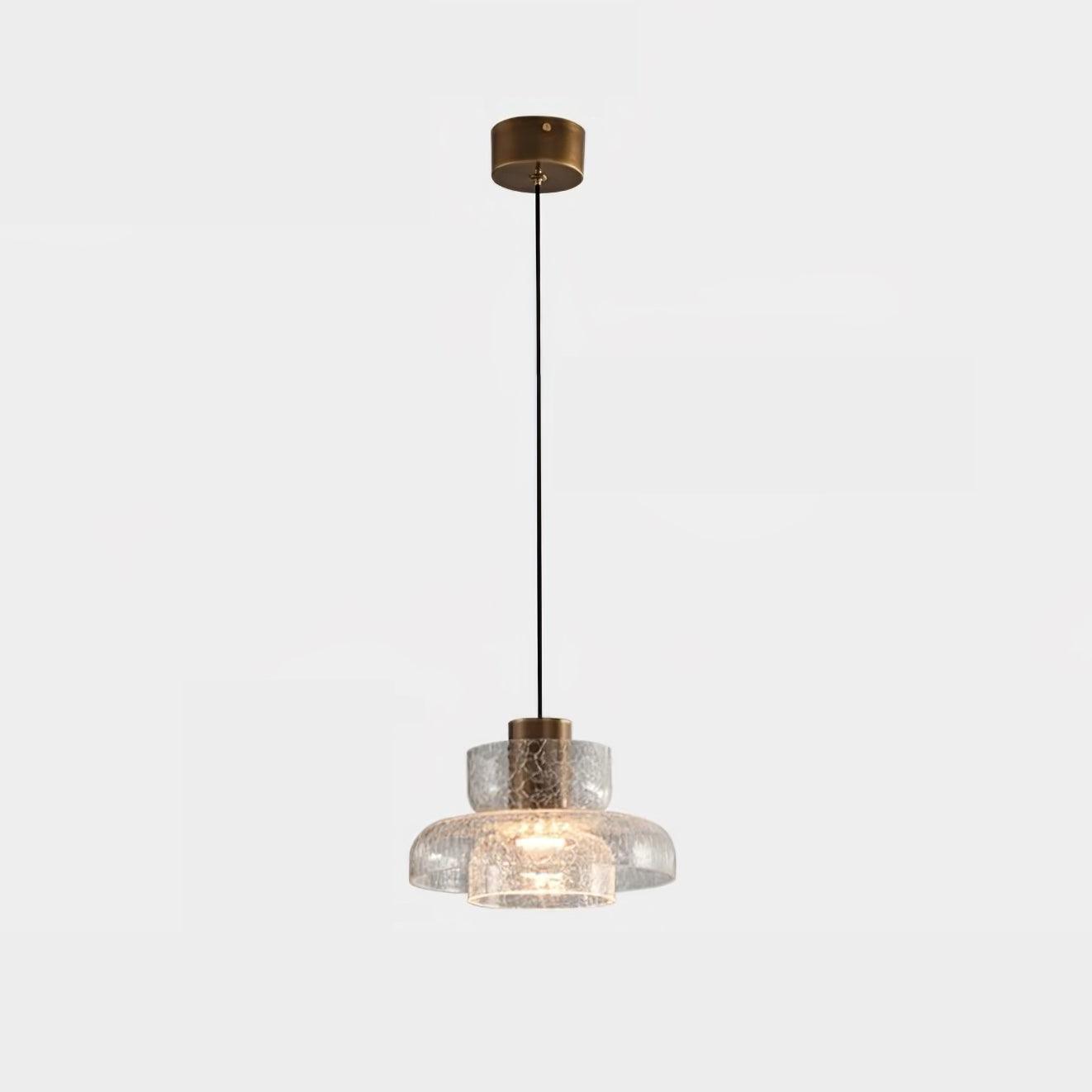 Glacier Crackle Glass Houselight Pendant Lamp