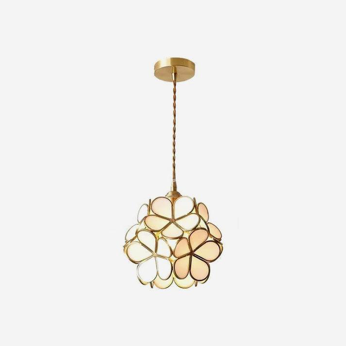 Glass Petal Drop light Pendant Light