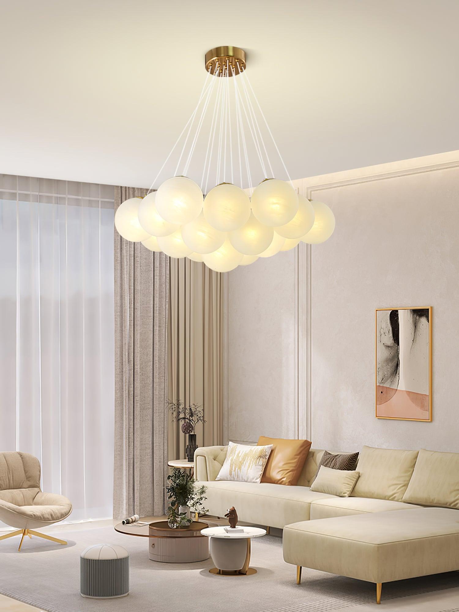Glass Cluster Pendant light Chandelier